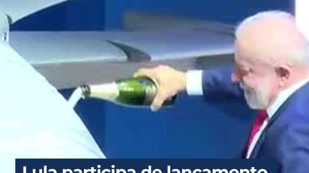 A Embraer apresentou hoje o primeiro caça supersônico