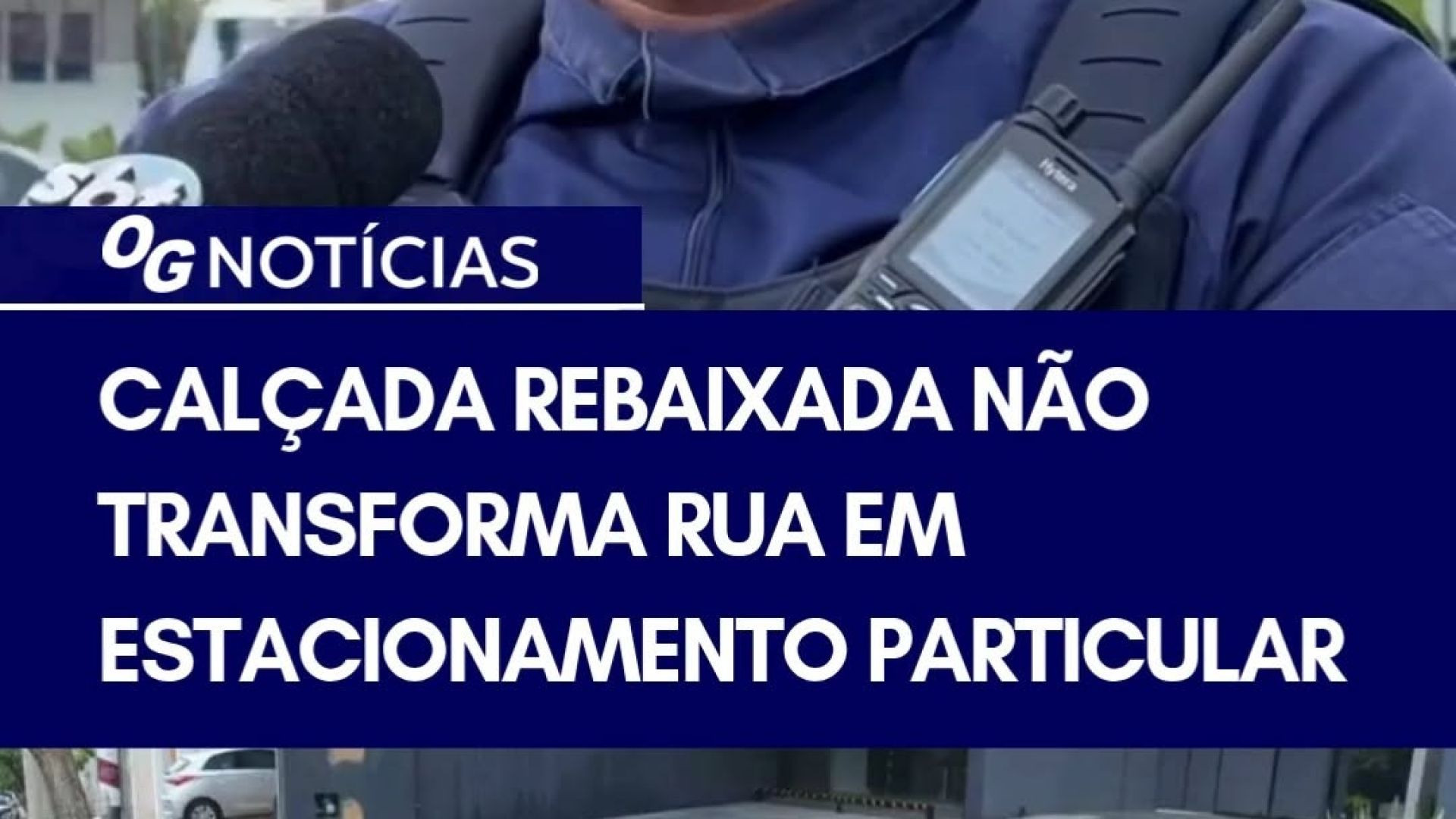 Reservar vagas na via pública SEM AUTORIZAÇÃO da prefeitura configura infração.