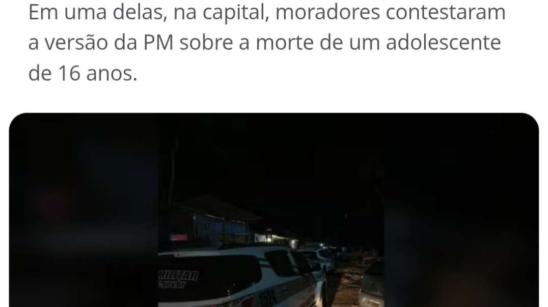 Cinco pessoas morreram em ações da Polícia Militar em Santa Catarina